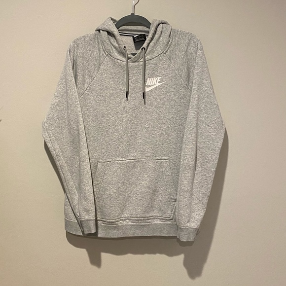 Nike Tops - Nike Heather Grey Hoodie women’s L